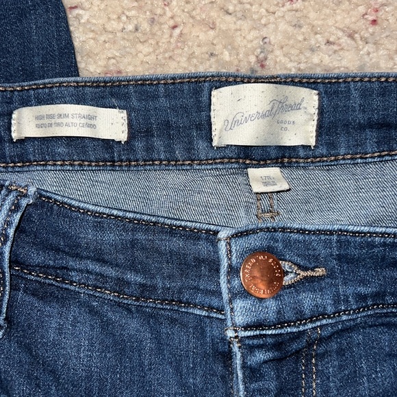 Universal Thread high rise slim straight cropped jeans size 17R - Picture 3 of 6